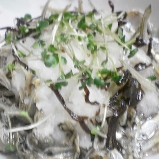 雑魚の大根おろし和え